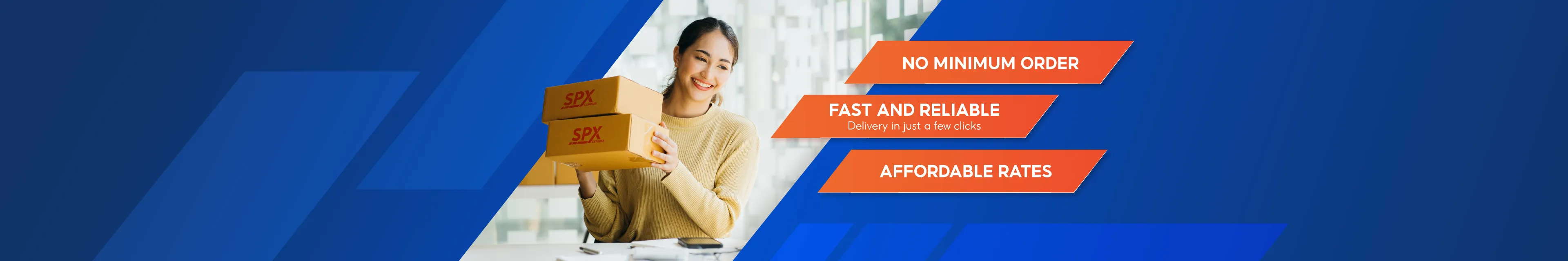 No minimum order, fast and reliable, affordable rates