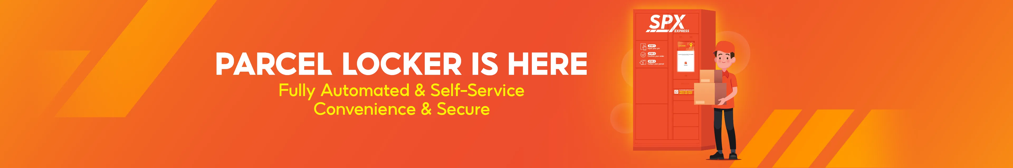 A parcel locker is a fully automated, self service station for parcel collection. Buyers can select "Self Collection Point" during checkout on Shopee.