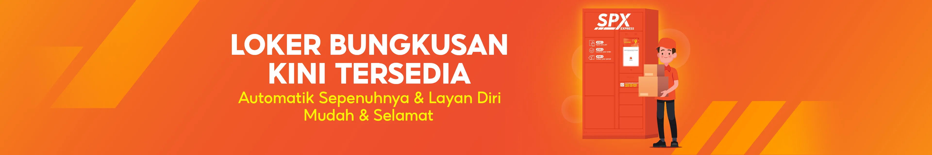 Loker bungkusan ialah stesen layan diri automatik untuk pengambilan bungkusan. Memilih "Pusat Pengambilan Sendiri" semasa daftar keluar di Shopee.