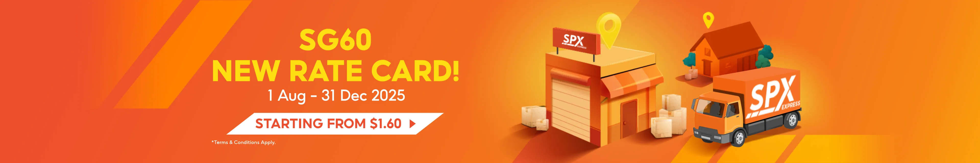 SG60 New Rate Card! 1 Aug - 31 Dec 2025 Starting From $1.60