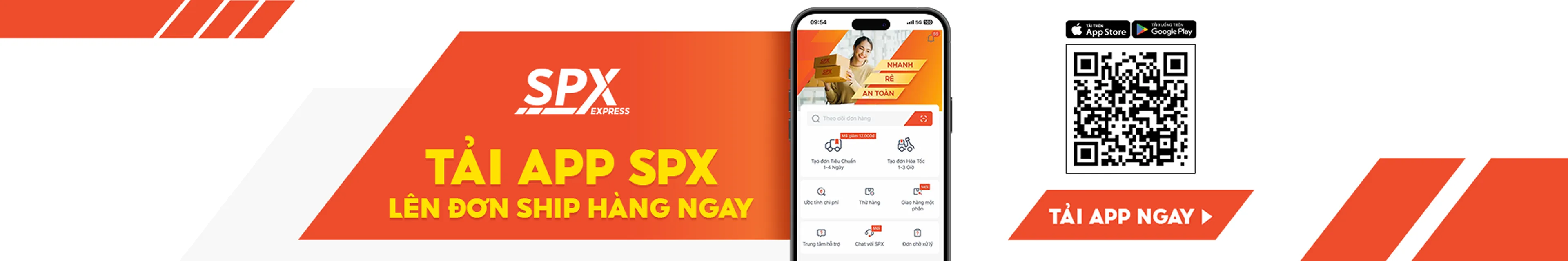 Gửi hàng nhanh chóng với SPX: lấy tận nơi, giao tại điểm, phủ sóng 34 tỉnh thành, theo dõi real-time, an toàn tiện lợi.