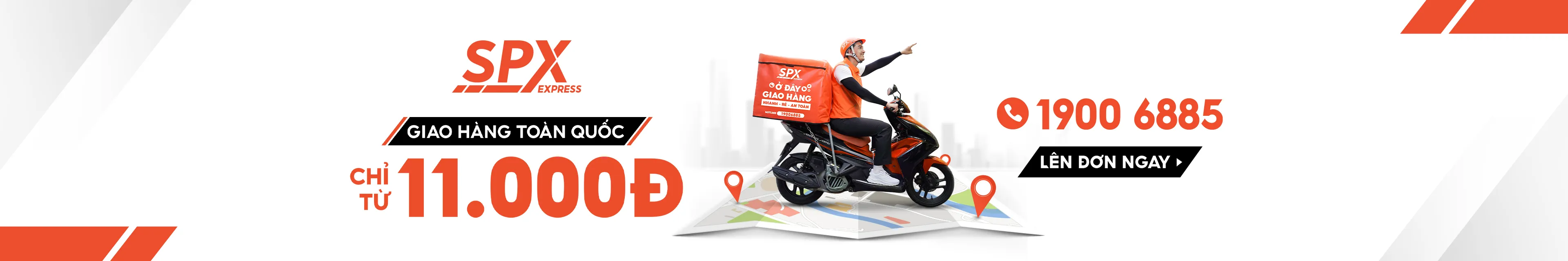 Giao hàng toàn quốc SPX Express giá từ 11.000đ. Nhanh, rẻ, an toàn. Lên đơn dễ dàng và theo dõi đơn tiện lợi.