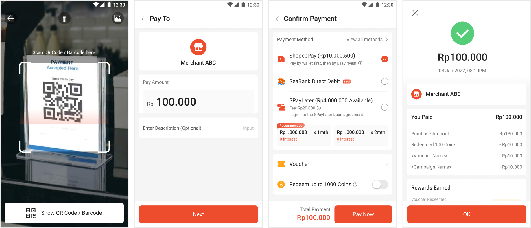 Merchant Presented Mode customer experience